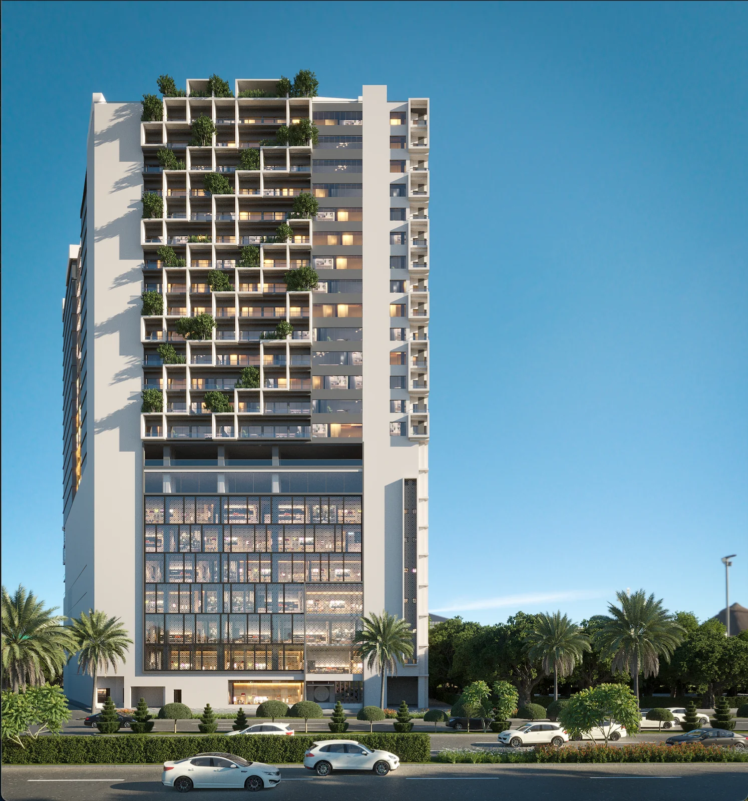 Pearl One Courtyard — Tower 1 — developer project visual