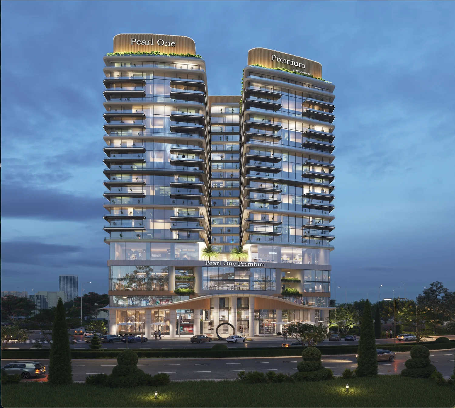 Pearl One Premium proposed architectural visual